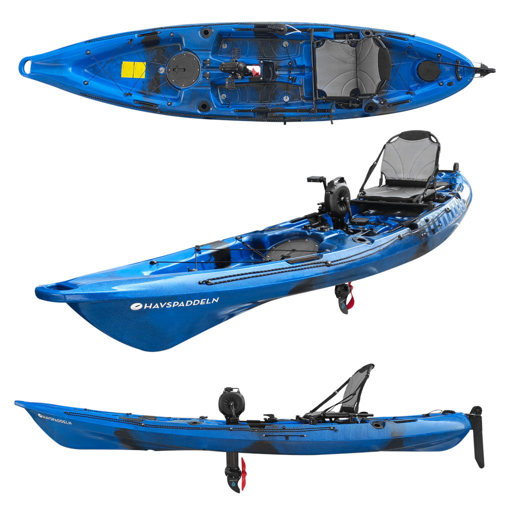 Fishing kayak with pedals | Havspaddeln Viking