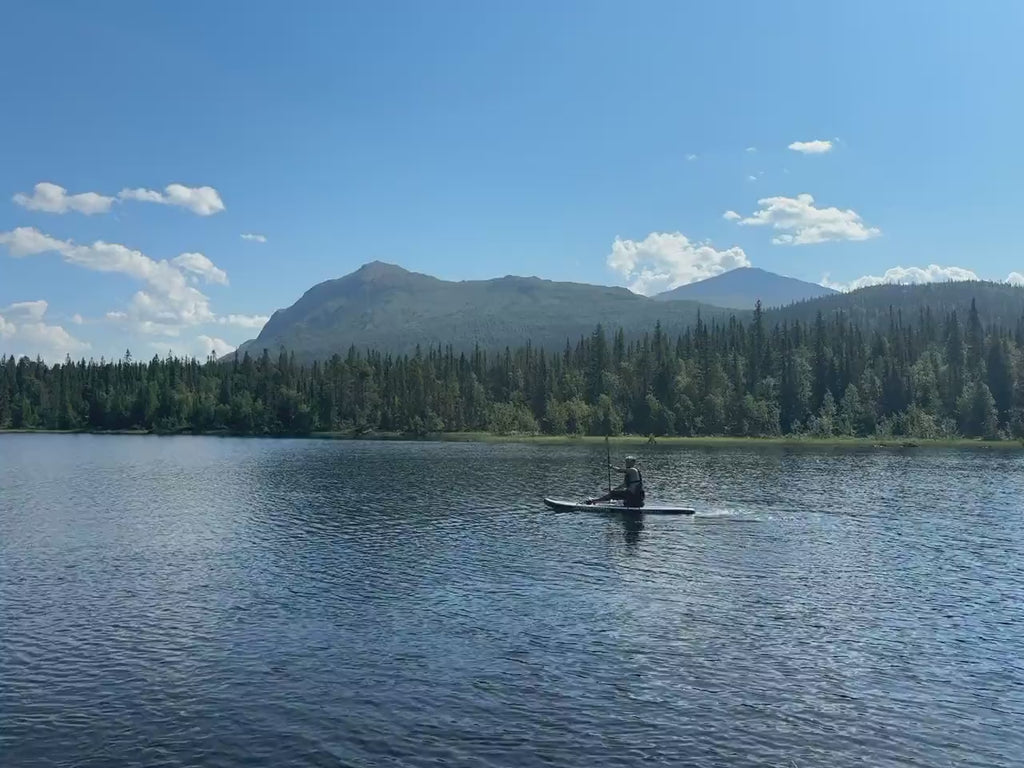 Film: hybridpaddeln som kajakpaddel vid sittande SUP-paddling