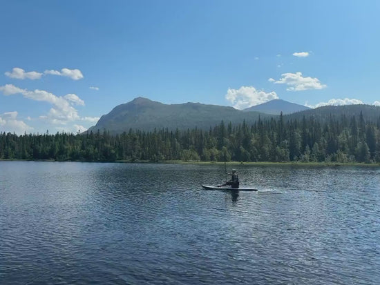 Film: hybridpaddeln som kajakpaddel vid sittande SUP-paddling