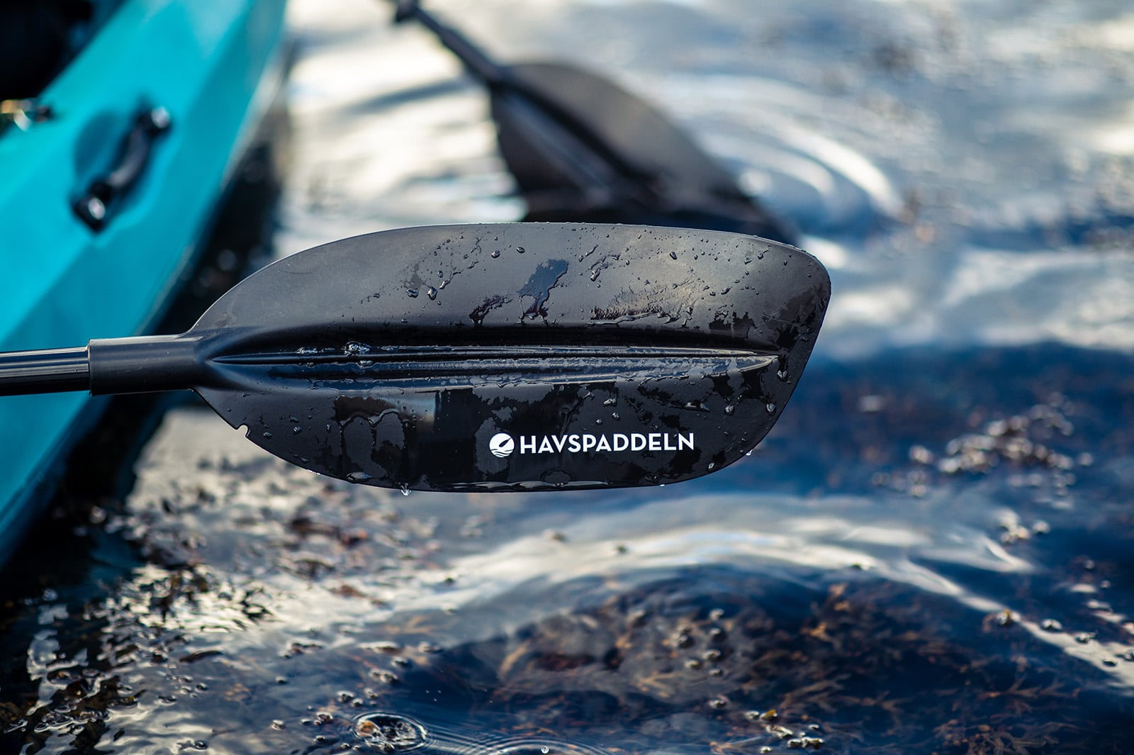 Havspaddeln-aluminium-paddel-kajak-svart