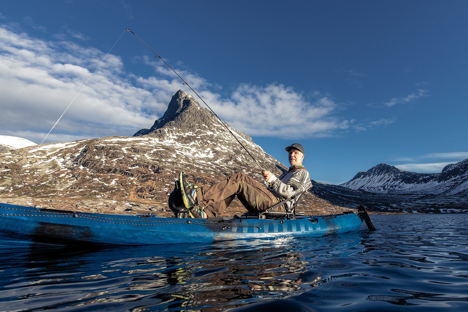 kajak med pedaler Fishing kayak with pedals | Havspaddeln Viking